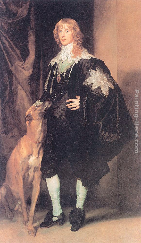 James Stuart, Duke of Lennox and Richmond painting - Sir Antony van Dyck James Stuart, Duke of Lennox and Richmond art painting